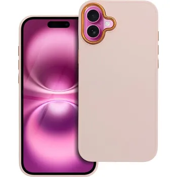 Náhradní kryt pro mobilní telefon Kryt Frame Case iPhone 16 Plus Powder Pink