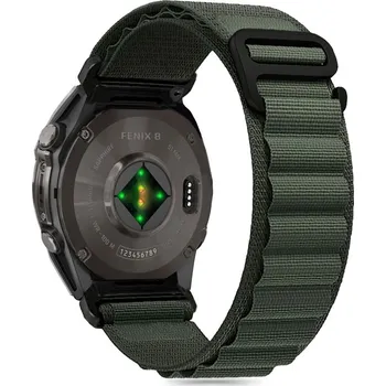 Řemínek na hodinky Řemínek Tech-Protect Nylon Pro Garmin Fenix 5X / 5X Plus / 6X / 6X Pro / 7X / 8 (51 mm) Olive Green