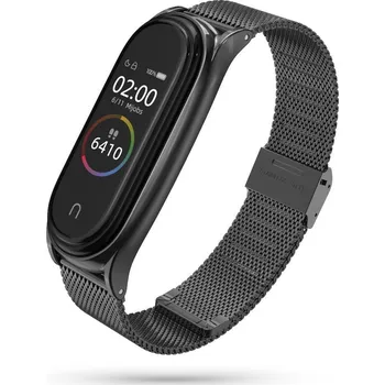 Řemínek na hodinky Řemínek Tech-Protect Milaneseband Xiaomi Mi Smart Band 7 black