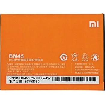 Baterie pro mobilní telefon BM45 Xiaomi Redmi Note 2 3060mAh baterie (Bulk)