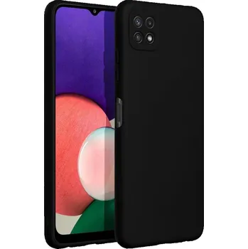 Náhradní kryt pro mobilní telefon Kryt Forcell Soft Case Samsung Galaxy A22 5G černý