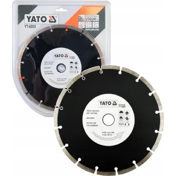 Řezný kotouč YATO KOTOUČ 230 MM PRO ÚHLOVKU BETONU SUCHÝ DIAMANT