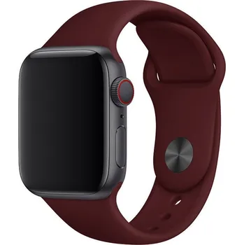 Řemínek na hodinky Řemínek pro Apple Watch (38/40/41mm) Sport Band, Wine Red, velikost S/M