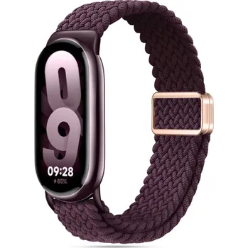 Řemínek na hodinky Řemínek Tech-Protect Nylonmag Xiaomi Smart Band 8 / 9 / Nfc Dark Cherry