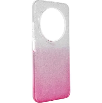 Náhradní kryt pro mobilní telefon Kryt Shining Case Xiaomi Redmi 14C Translucent Pink