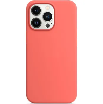 Náhradní kryt pro mobilní telefon engaro engaroGuard iPhone 13 Pro Silicone Case with MagSafe - Pink Pomelo design (růžová)