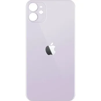 Náhradní kryt pro mobilní telefon Apple iPhone 11 - Zadní skleněný kryt (Purple)