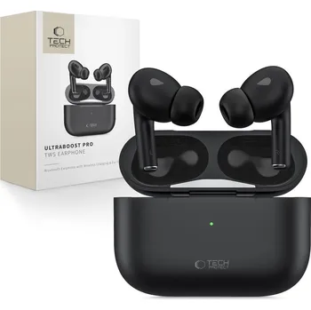 Sluchátka Bezdrátová Sluchátka Tech-Protect Ultraboost Tws Earphone Pro black