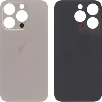 Náhradní kryt pro mobilní telefon Apple iPhone 15 Pro - Náhradní zadní sklo housingu (Natural Titanium)