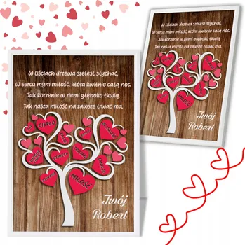 Obraz RÁMEČEK PODĚKOVÁNÍ DÁREK KE DNI ŽEN, VALENTÝNU, PRO DÍVKU, CHLAPCE