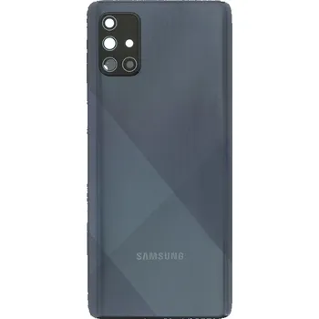 Náhradní kryt pro mobilní telefon Samsung Galaxy A71 - Zadní kryt baterie - Crush black s zadní kamery (náhradní díl)