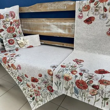 ubrus Tegatex Gobelínový ubrus - květy vlčích máků Velikost: 40*100 cm