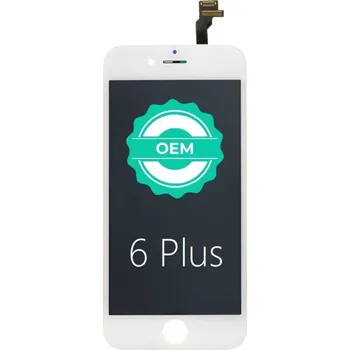 Bílý LCD displej iPhone 6 Plus + dotyková deska OEM