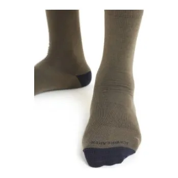 Oblečení a móda Icebreaker Mens Lifestyle Fine Gauge Crew, Loden/Midnight Navy