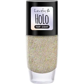 Lak na nehty Lovely Holo Top Coat holografický vrchní lak na nehty 1 8ml