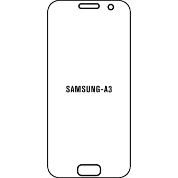 engaroGuard Hydrogel - ochranná fólie - Samsung Galaxy A3 2017 průsvitná nepoužívám kryt = folie na celý displej 1 kus s výřezem přední kamery