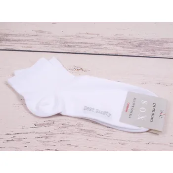 Dámské ponožky CNB BERLIN Ponožky DE 36902 BÍLÉ velikosti ponožek: 26-28 (EUR vel. 39-42)