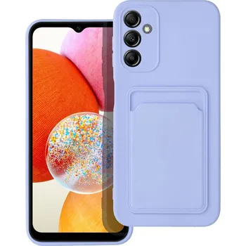Náhradní díl pro mobilní telefon Kryt Card Case Samsung Galaxy A14 5G / A14 4G fialový
