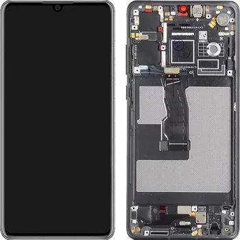 Displej OLED + dotykové sklo Huawei P30 s rámem (černý)