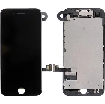 Černý LCD displej iPhone 7 s přední kamerou + proximity senzor OEM (bez home button)