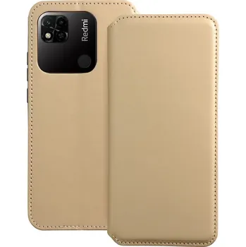 Náhradní kryt pro mobilní telefon Kryt Dual Pocket Book Xiaomi Redmi 10A zlatý