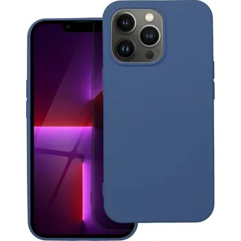 Náhradní kryt pro mobilní telefon Kryt Forcell SILICONE LITE Case iPhone 13 Pro modrý