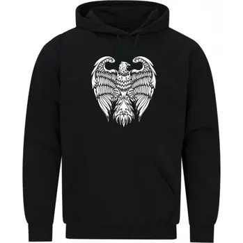 Pánská mikina Pánská mikina Mocný Orel Griffin (Velikost: 5XL, Barva: Černá)