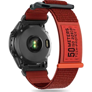 Řemínek na hodinky Řemínek Tech-Protect Scout Garmin Fenix 3 / 5X / 3Hr / 5X Plus / 6X / 6X Pro / 7X / 8 (51mm) orange