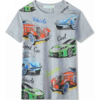 Chlapecké tričko - KUGO MC9858, šedá Barva: Šedá, Velikost: 110