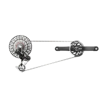 Sada komponentů pro jízdní kolo SRAM Sada XX T-Type Eagle Transmission AXS, délka klik 165mm