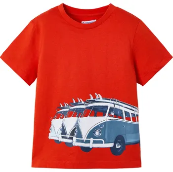 MAYORAL chlapecké tričko KR Surf červená vel. 110 cm