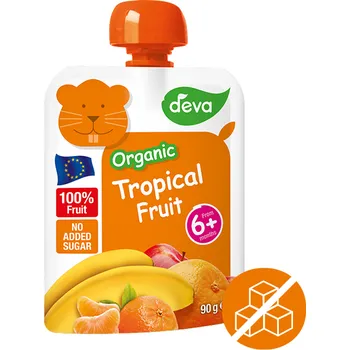 DEVA BIO Ovocná kapsička 100% ovoce Tropické ovoce