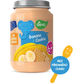 DEVA Ovocný příkrm Banán se sušenkami