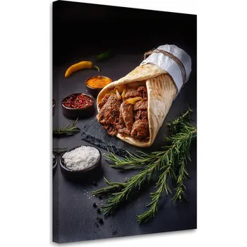 Obraz Obraz na plátně, Jídlo Kebab Restaurace Bar 60x90