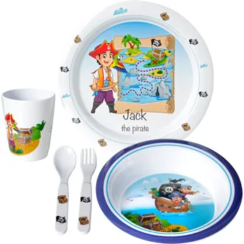 Kempingové nádobí Dětský set nádobí Brunner Jack 3+ Barva: bílá