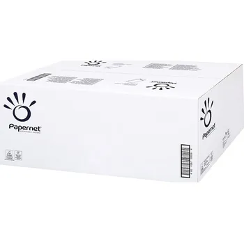 Papírový ručník Ručník papírový skládaný V Papernet Top 406992, 2vrstvý, celulóza, 21x24 cm, bílý, 3990 ks