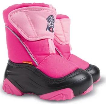 Pánská zimní obuv DEMAR dětské sněhule DOGGY A 4021 růžové vel.20-29, růžová - 22-23
