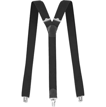 Kšandy Šle na kalhoty černé šířka 2,5cm (Unisex černé šle)