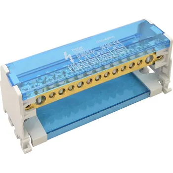 svorka Tracon electric modulární svorkovnice s výklopným ochranným krytem do 100A, FLSO25-2P15