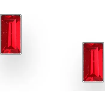 Náušnice Stříbrné náušnice Crystal SIAM