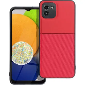 Náhradní kryt pro mobilní telefon Kryt Noble Case Samsung Galaxy A03 červený