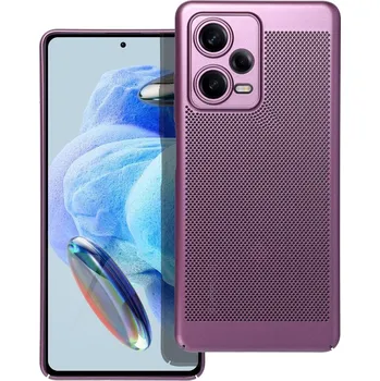 Náhradní kryt pro mobilní telefon Kryt Breezy Case Xiaomi Redmi Note 12 Pro Plus 5G fialový