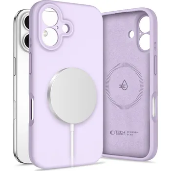 Náhradní díl pro mobilní telefon Kryt Tech-Protect Liquid Silicone Magsafe iPhone 16 Mauve