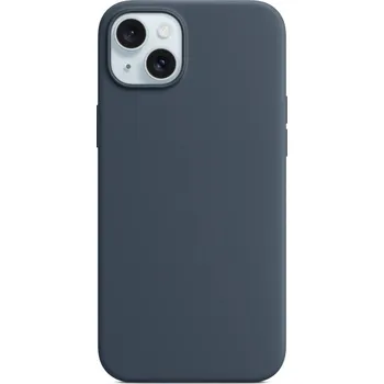 Náhradní kryt pro mobilní telefon engaroGuard iPhone 15 Silicone Case with MagSafe - Storm Blue design (tmavě modrá)