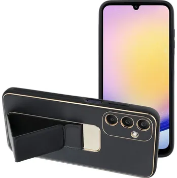 Náhradní díl pro mobilní telefon Kryt Leather Case Kickstand Samsung Galaxy A25 5G black
