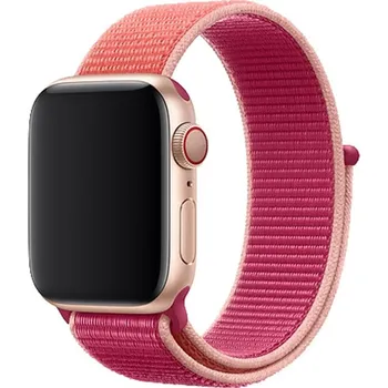 Řemínek na hodinky Nylonový řemínek pro Apple Watch (42/44/45 mm) Pomegranate