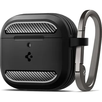 Náhradní kryt pro mobilní telefon Kryt Spigen Rugged Armor Apple Airpods 4 matte black