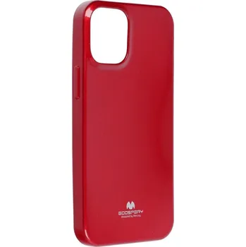 Náhradní kryt pro mobilní telefon Kryt Jelly Case Mercury iPhone 12 Mini červený