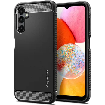 Náhradní kryt pro mobilní telefon Kryt Spigen Rugged Armor Samsung Galaxy A14 4G / LTE matte black