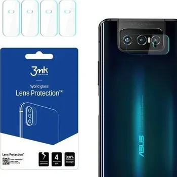 4x hybridní flexibilní ochranné sklo zadní kamery - Asus Zenfone 7
